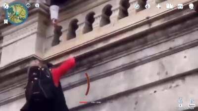 When you think you can make it up the ledge