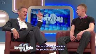 Host calls out audience for laughing at male domestic violence victim