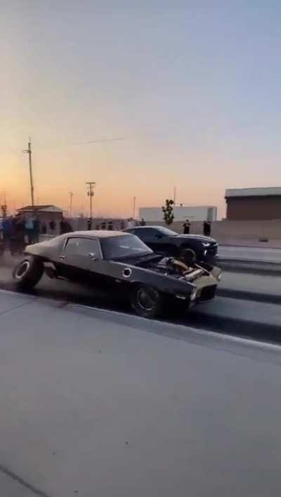 Put tires on the same way you took them off!