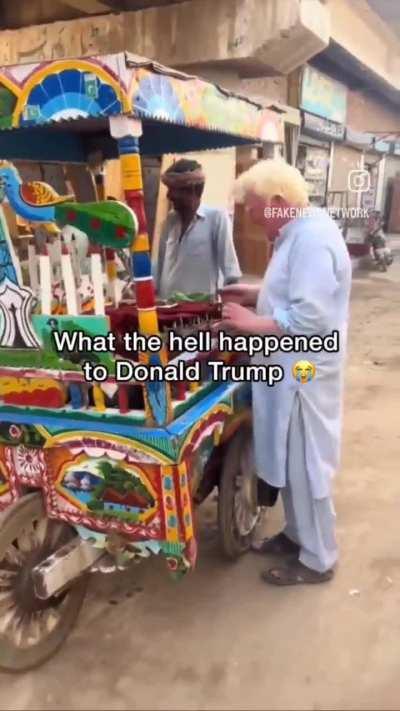 Perdeu tudo! O drama de Donald Trump: de presidente para sorveteiro 