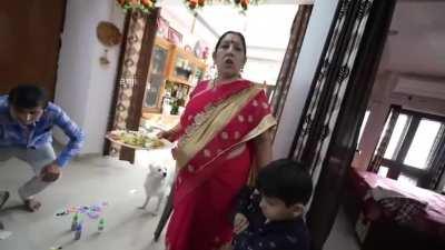 Aunty ji got no chill