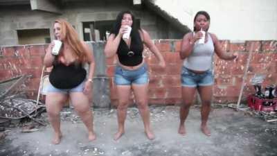 HMF while we play in a music video