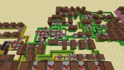 I spent 3 weeks using my big brain to make Kakyoin's Theme in minecraft, epic donut gamer moment