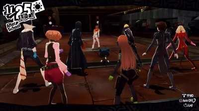 Makoto has had enough of Akechi's bullcrap. (censored because mods didn't like it)