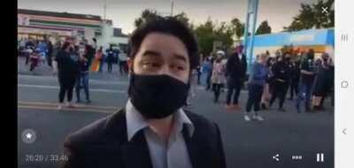 Portland protesters harass a random Asian guy because they think he is JRE guest Andy Ngo
