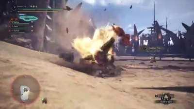 Rajang Killing Hunters with Hunters