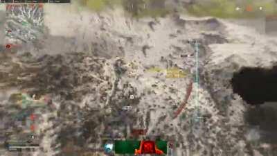 This is a first for me. Smacked someone mid-air