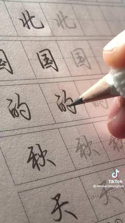 Chinese handwriting