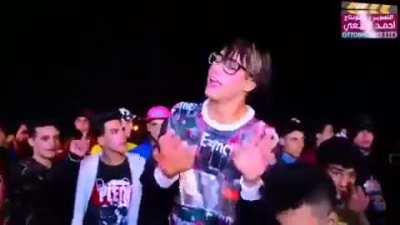 Average Iraqi dancing after getting another haircut