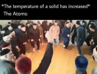 atoms vibration