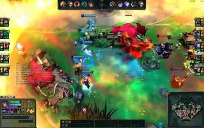 5 man lillia ult followed by satisfying combo in NEXUS BLITZ