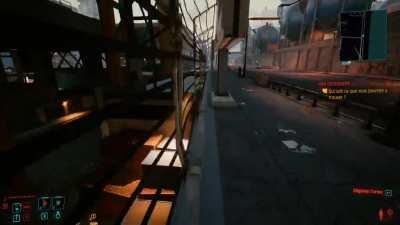 ha ha, cyberpunk goes BRR. just found a new way to travel fast.