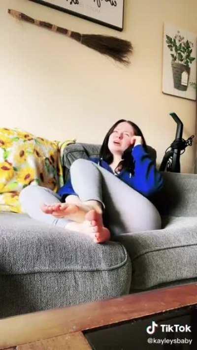 Kayleysbaby on the couch