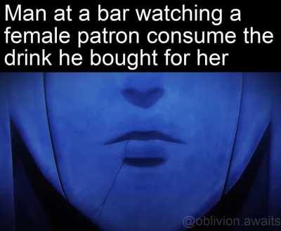 It's rude to refuse a free drink...