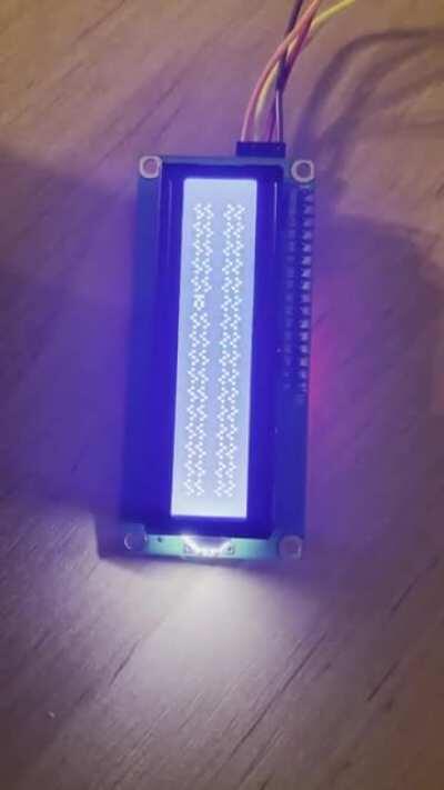 Little food chain on LCD