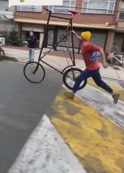 I can ride my bike with no handlebars…