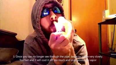 Smoking tutorial video