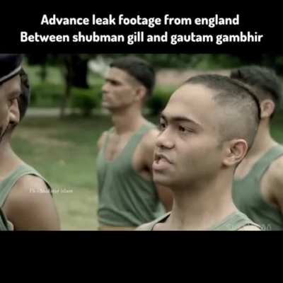 Advance leak footage from england Between shubman gill and gautam gambhir