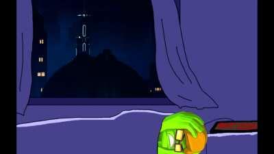 When you're trying to sleep but two hooligans made a disc jockey so angry he grew into a spaghetti galaxy and you're also Zed.