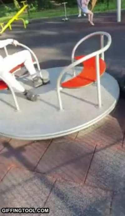 Centrifugal force ain't nothing to play with