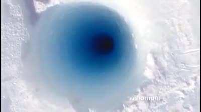 Physics is so interesting, the sound made when a chunk of ice is dropped down an ice core hole is so cool