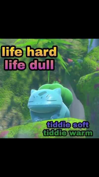 Wise words from Bulbasaure