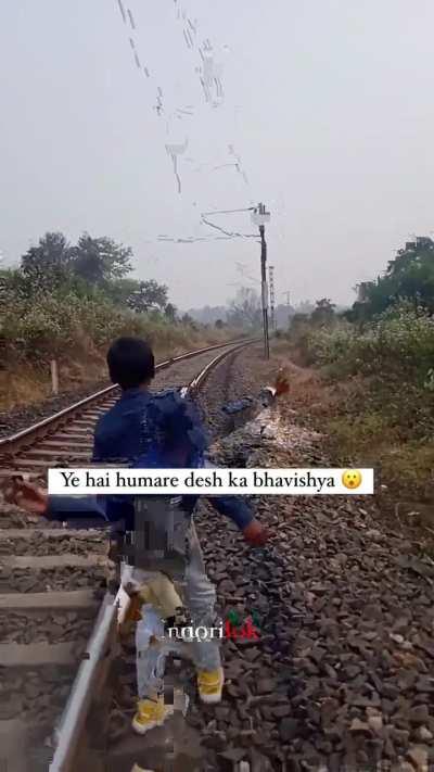 Kid practicing precision.