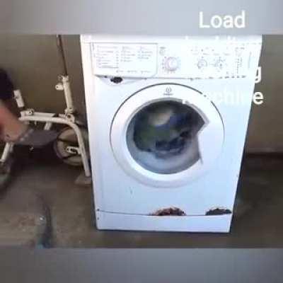 Bicycle washing machine