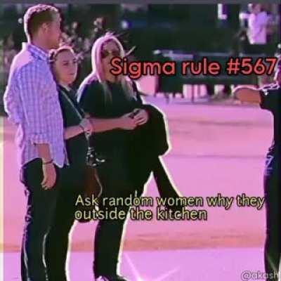 Ask random woman why they outside the kitchen