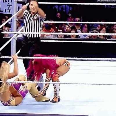 Summer Rae hooked up with the wrong person, and boss Sasha Banks puts her in her place