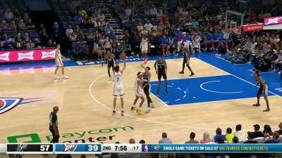 [Highlight] Victor Wembanyama and Chet Holmgren trade 3-pointers