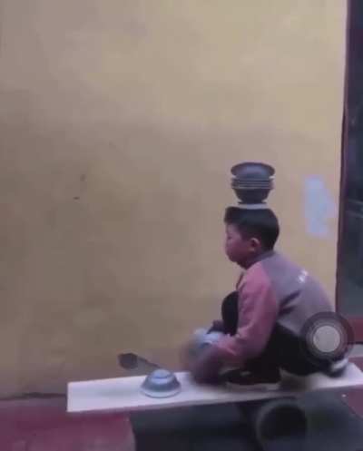 To skillfully stack bowls