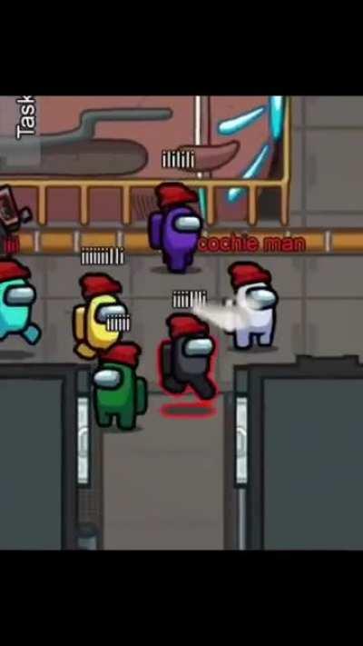 This is the best way to catch an imposter, Ryan take note. (Credit: dose.ofmemes)