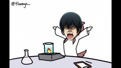 Water in the fire [OC video]