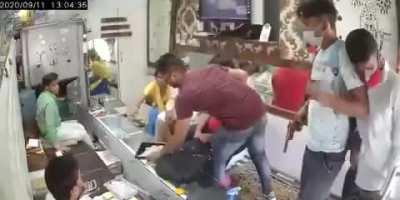 Don't forget the hand sanitizer before the robbery !!