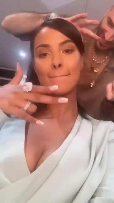 Teen Awards dressing room (taken from IG stories)