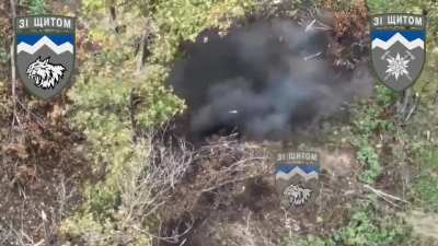 Ukrainian fighter Kills Russian soldier, I believe this was in 2022 somewhere in the Donbas (*Music Warning)