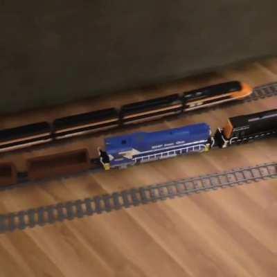 I'm seeing a lot of people with trains around trees this year, and I'm glad =) That said, pardon me while I flex on almost everyone 😎✌