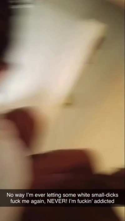 Once she takes a BBC, she just surrenders completely. No more small white dicks - who’s in?!