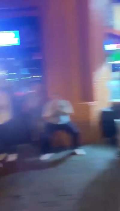 Guy Fight KO - Brawl Breaks Out On Corner w/ One Man Getting Knocked Out Fight