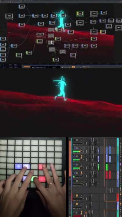 Ableton+TouchDesigner+Push2