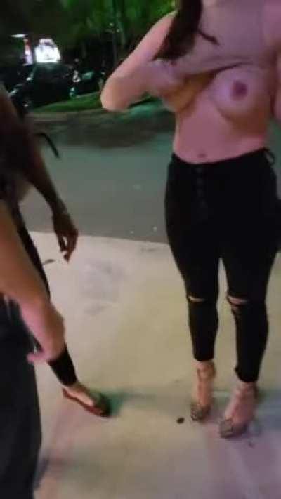 Got to first base at Walkons [gif]