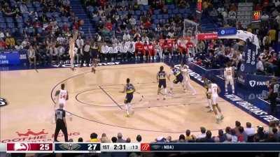 [Highlight] Trae with a beautiful behind the back dime right to Bogdan Bogdanovic