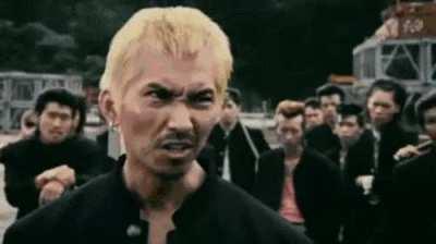 Yagami beat up highschoolers? Here's Kuze straight-up destroying one.