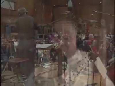 Lea Salonga and Brad Kane recording 