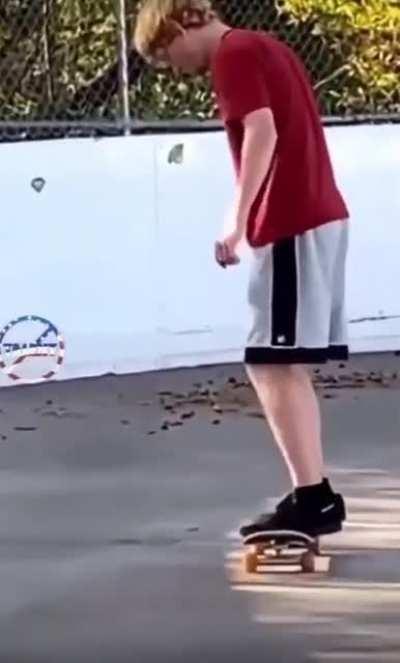 Wcgw doing a skate trick