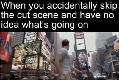 That character that was your ally 1 second ago is now trying to kill you and you lost all your primary weapons. Go!