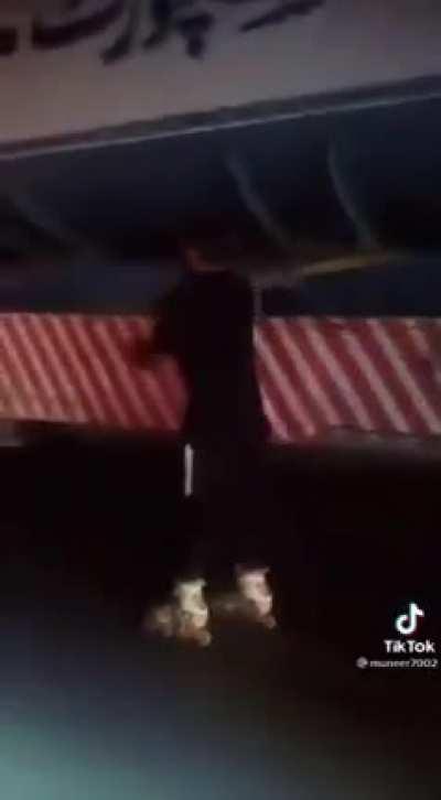 Just some Pakistani men competing for Darwin Award!