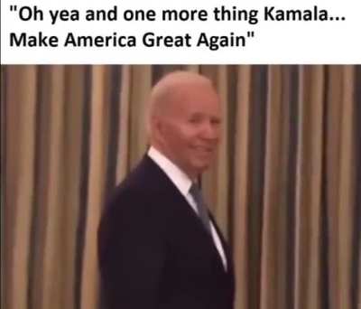 Actually, Kamala The game was rigged from the start.