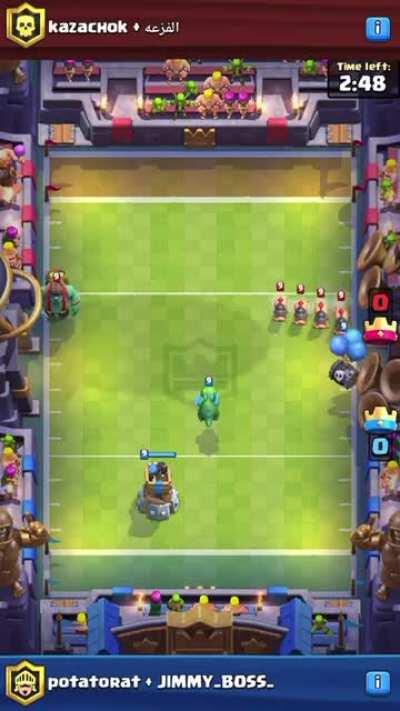 he celebrated a bit too early with those pigs